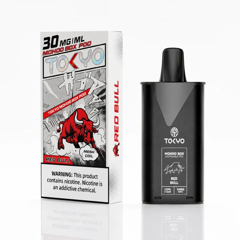 TOKYO MOHOO BOX 東京魔盒煙彈 12mL 3% 1.0Ω MESH 鋼網棉芯 紅牛冰