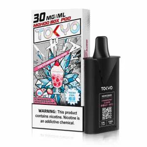 替換式煙彈｜TOKYO MOHOO BOX 東京魔盒｜10000口 12mL 1.0Ω鋼網棉芯 草莓冰
