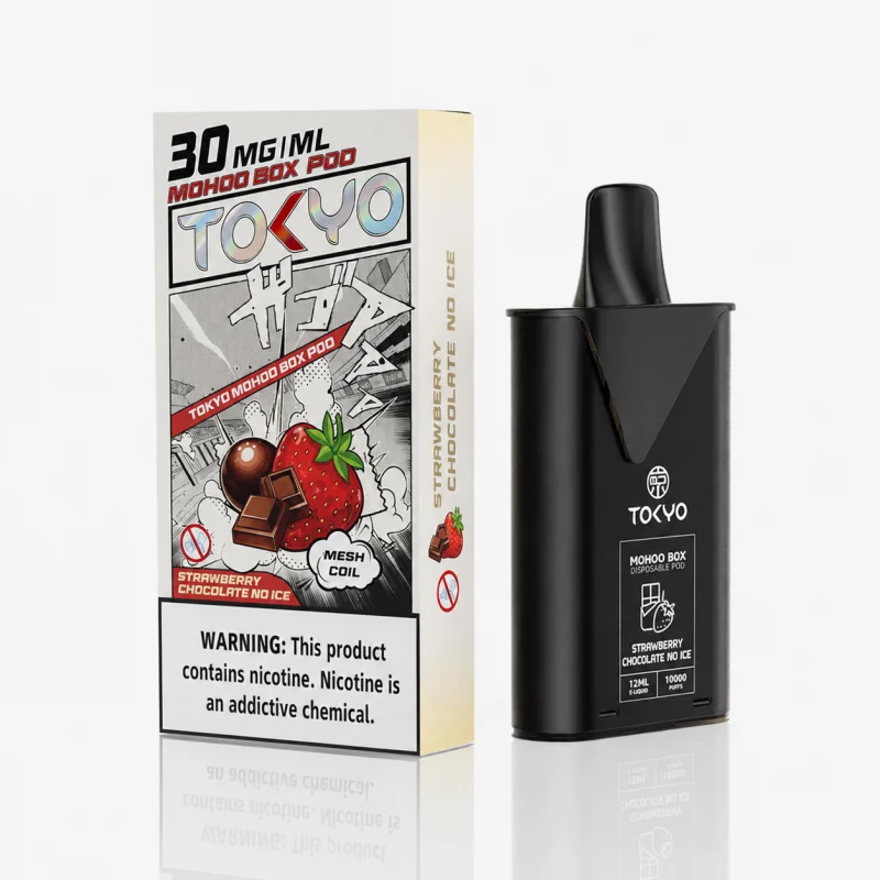 TOKYO MOHOO BOX 東京魔盒煙彈 12mL 3% 1.0Ω MESH 鋼網棉芯 草莓巧克力（無涼）