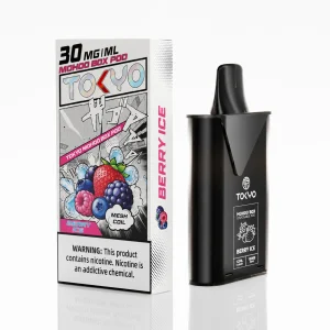 替換式煙彈｜TOKYO MOHOO BOX 東京魔盒｜10000口 12mL 1.0Ω鋼網棉芯 莓果冰
